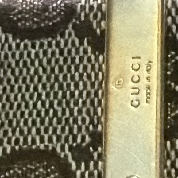 Gucci tan and brown Monogram Wallet - Picture 4 of 12